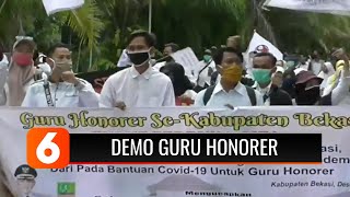 Ratusan Guru Honorer di Bekasi Demo, Singgung Dana Bansos Covid-19 | Liputan 6 Ratusan Guru Honorer di Bekasi Demo, Singgung Dana Bansos Covid-19 | Liputan 6