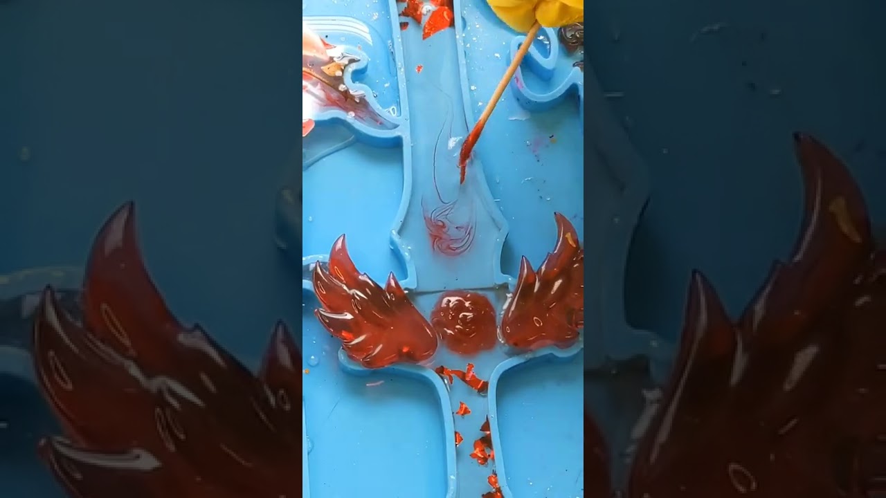 Rose Red Decorative Dagger                        