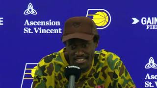 Pascal Siakam Postgame Interview Miami Heat Vs Indiana Pacers