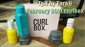 TpH by Actress Taraji P. Henson February CurlBox #TpH #Curlbox2021 #TarajiHairProducts #NaturalHair