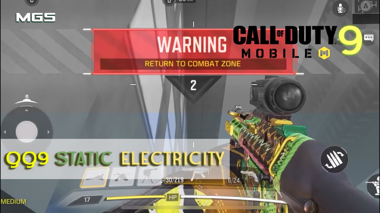 QQ9 Static Electricity camo test | Call of Duty Mobile (iOs Android game)
