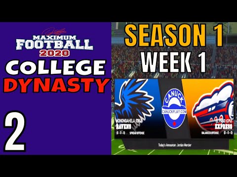 Doug Flutie Maximum Football 2020 Dynasty Ep2