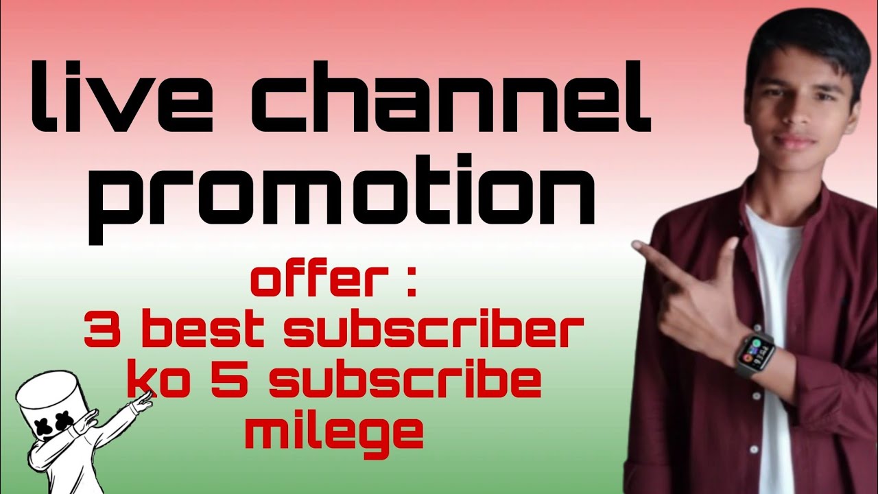 live channel checking ✅ And promotion