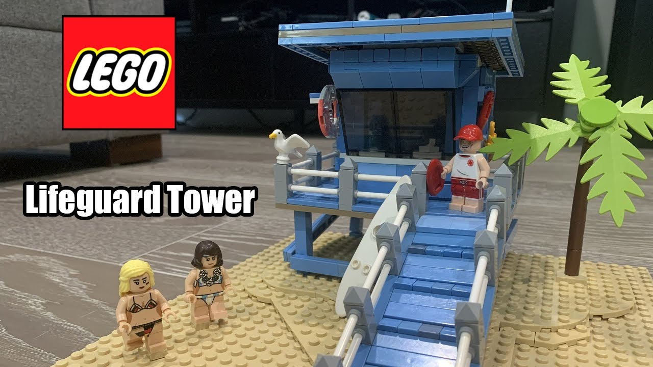 LEGO Beach update - Lifeguard Tower