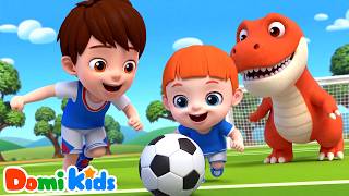 dino squad s thrilling soccer match domi s dino soccer day