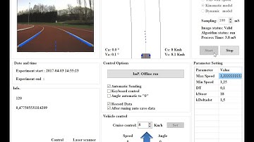 NMPC controller based on Kinemetic model- Running track_Test 1