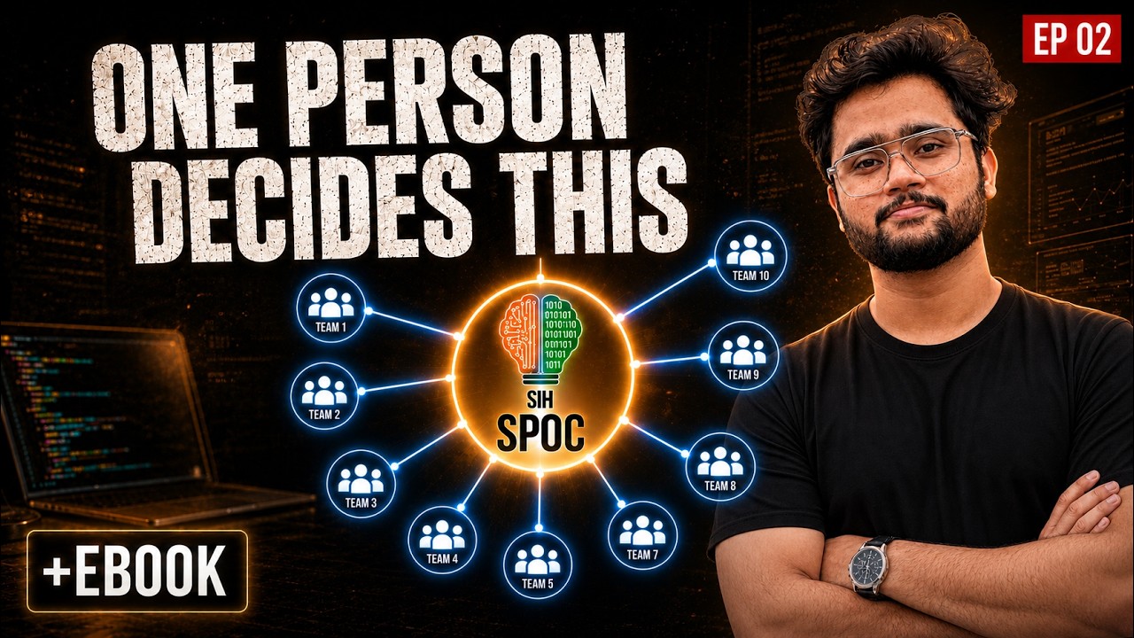 SIH 2026 Eligibility & SPOC Explained | Who Can Participate? | Zero to Finalist EP 02