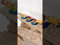 Marble Run ☆ HABA 木製スロープ ＆ 階段 ＆ カラフルなビー玉コース♪#asmr #marblerun#colorful