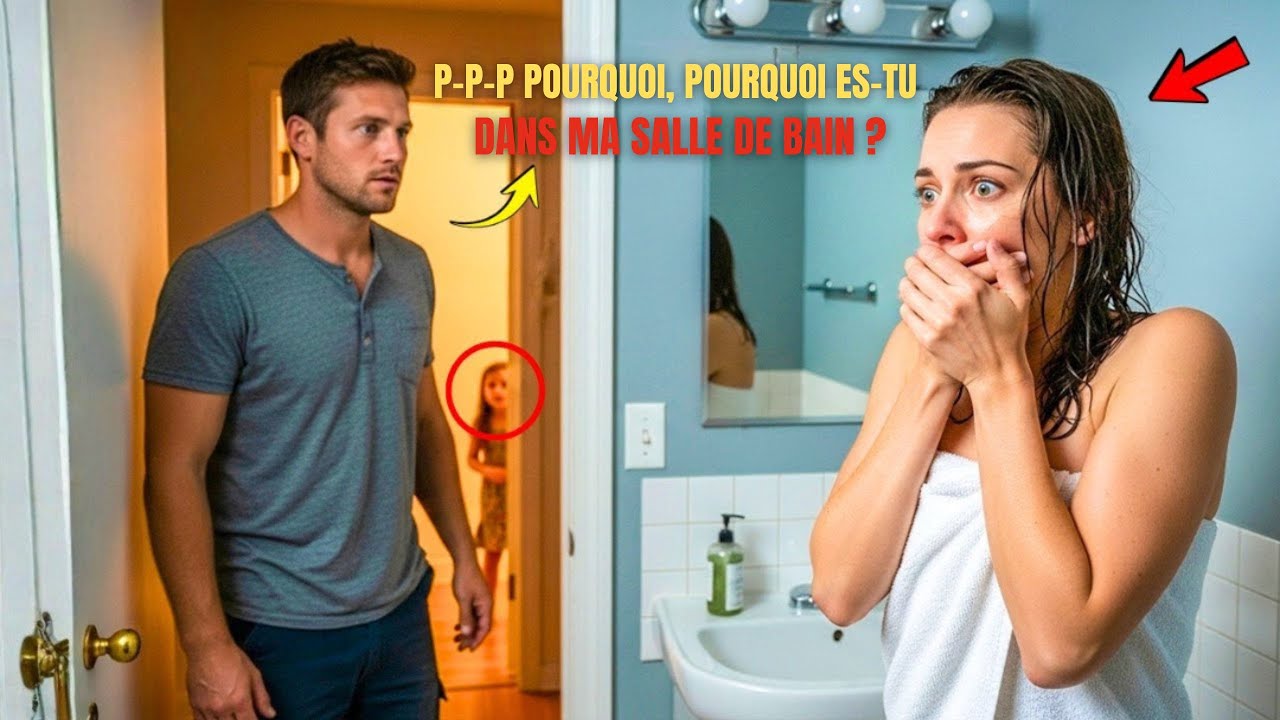 Un père célibataire entre dans une salle de bain et voit soudain une femme — ce qu’elle dit ensuite