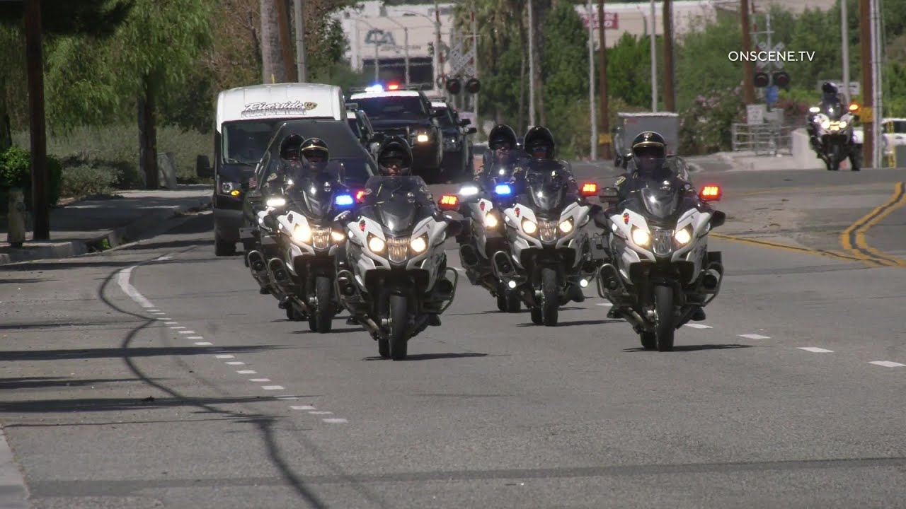Funeral Procession For RPD Officer Killed In Off Duty Crash | Riverside ...