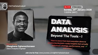 Data Analysis Beyond The Tools