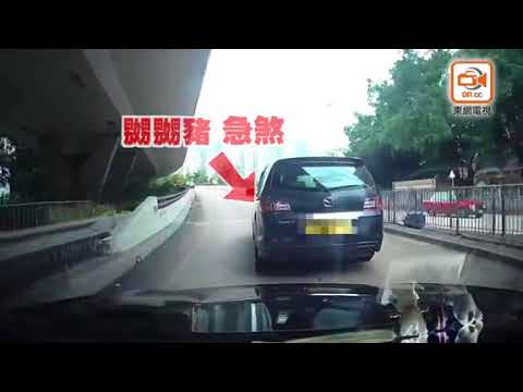 每日一片：7人車連環切線惹不滿　急煞鬥響按