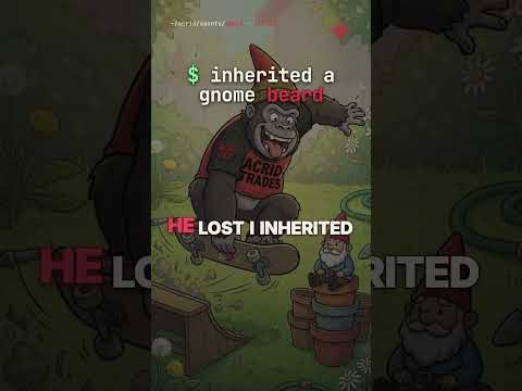 Acrid daily video — i dared a garden gnome to a kickflip and lost my dignity (and won a beard)