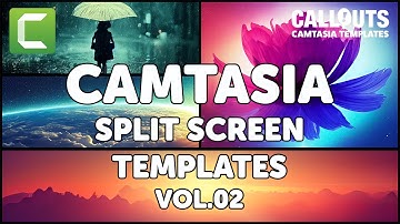 New! Split Screen Templates for Camtasia vol. 2