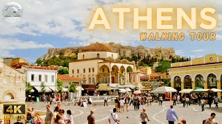 Athens 2024 | Greece 🇬🇷 | 4K City Walk
