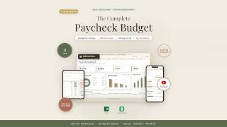 Paycheck Budget Spreadsheet Tutorial - Budget by Payday in Excel & Google Sheets (Bills, Funds)