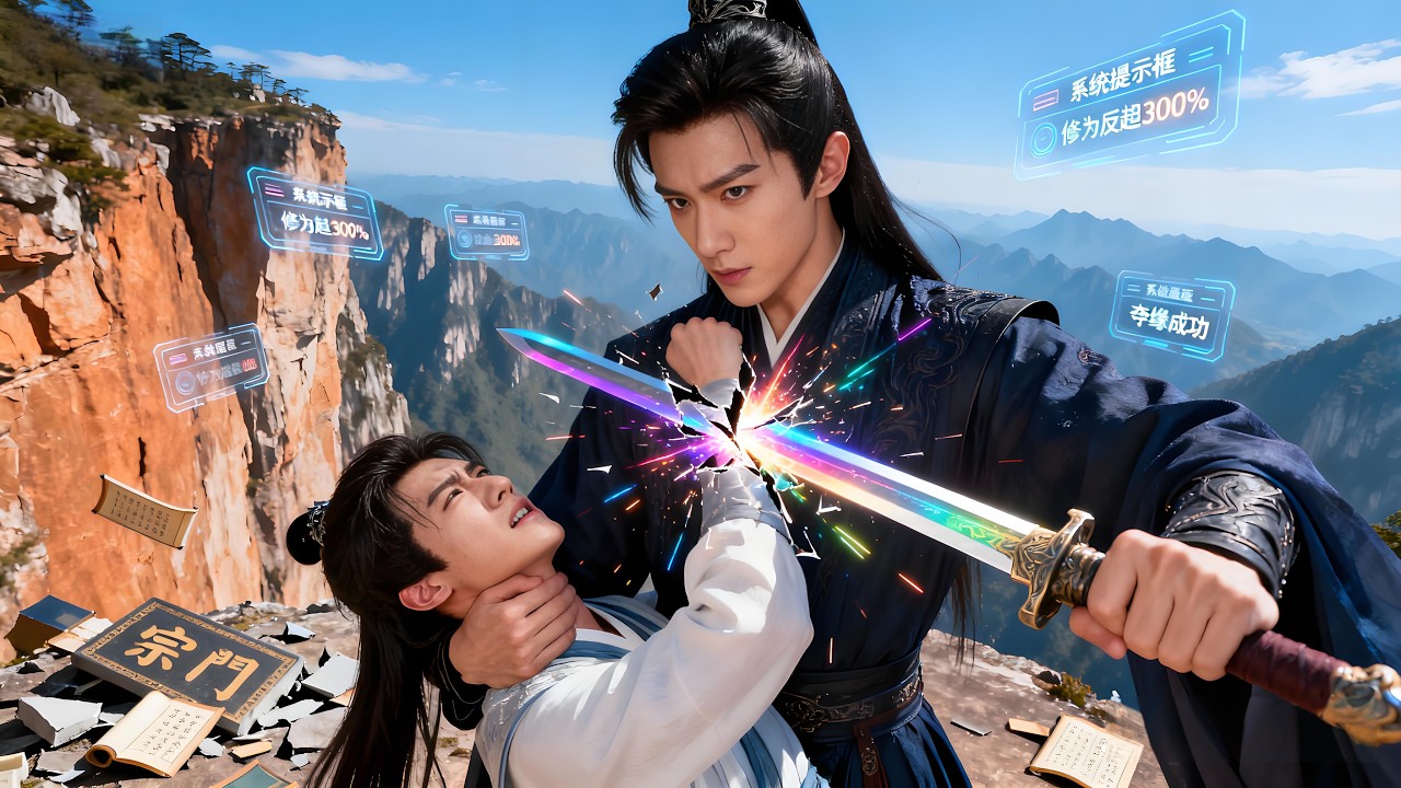 【瘋批反殺】穿越成炮灰？我覺醒系統直接殺穿！虐殺養父兄長，奪主角寶劍，修為反超碾碎一切！天上天下唯我獨尊！