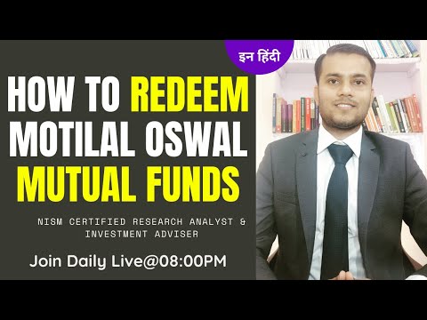 How to Redeem Motilal Oswal Mutual Funds Online