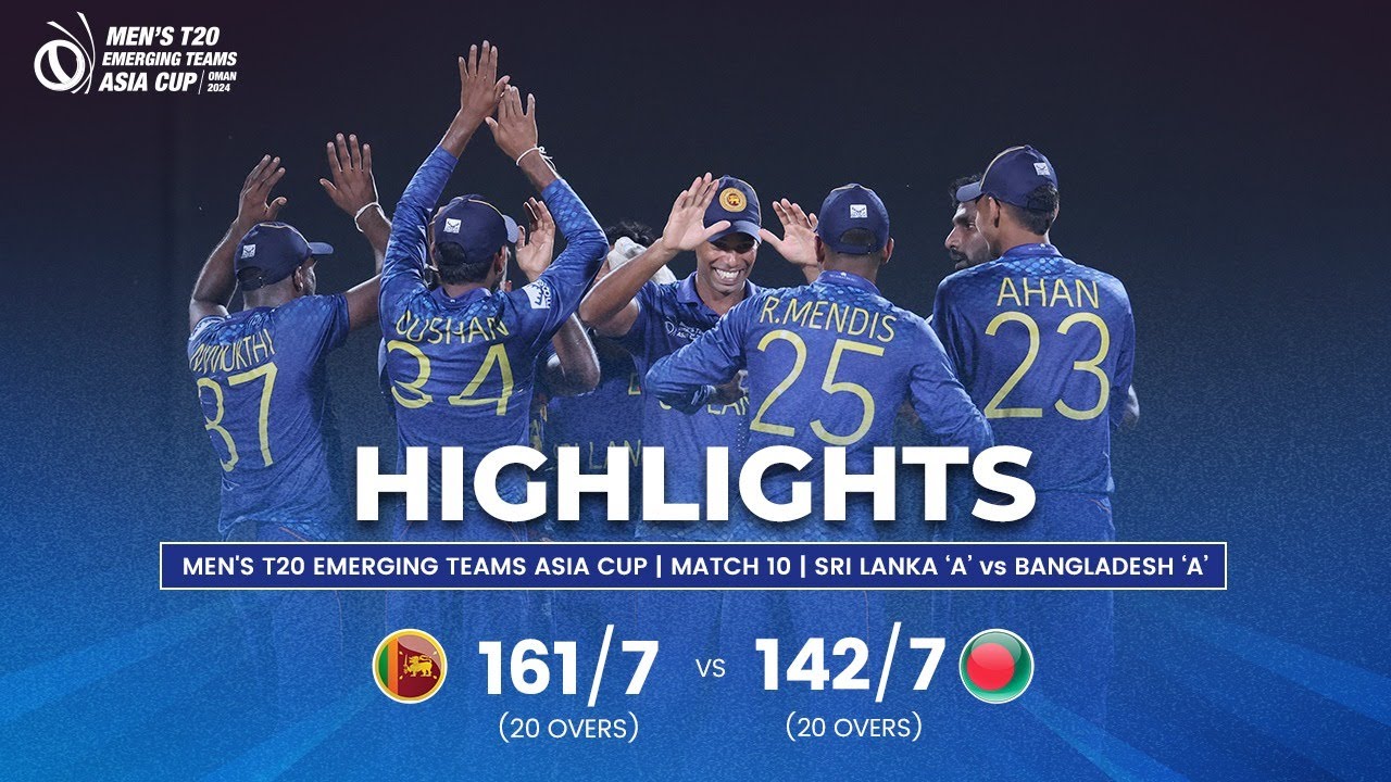 ⁣Sri Lanka 'A' vs Bangladesh 'A' | Men's T20 Emerging Teams Asia Cup | Match