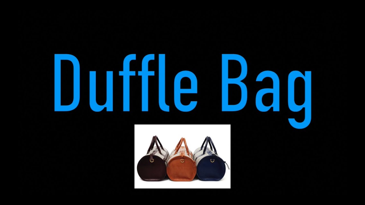 Duffle Bag (Offcial Music Video) Walkinthelight63 YouTube