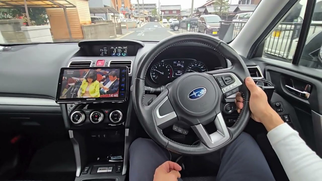 平成30年式、スバル フォレスター 2.0XT EyeSight Smart Edition アドバンスドセイフティパッケージの運転席目線🚙走行動画👀