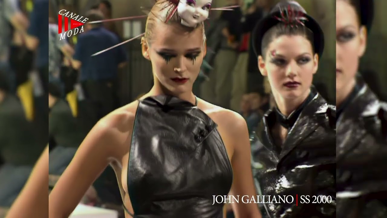 JOHN GALLIANO Spring Summer 2000 Paris 4K - Canale Moda - YouTube