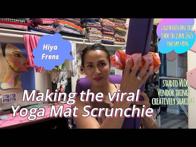 Behind the Scenes: Creating the Viral XXL DIY Yoga Mat Scrunchie