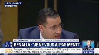 Alexandre Benalla: "Ces passeports m'ont été délivrés normalement"