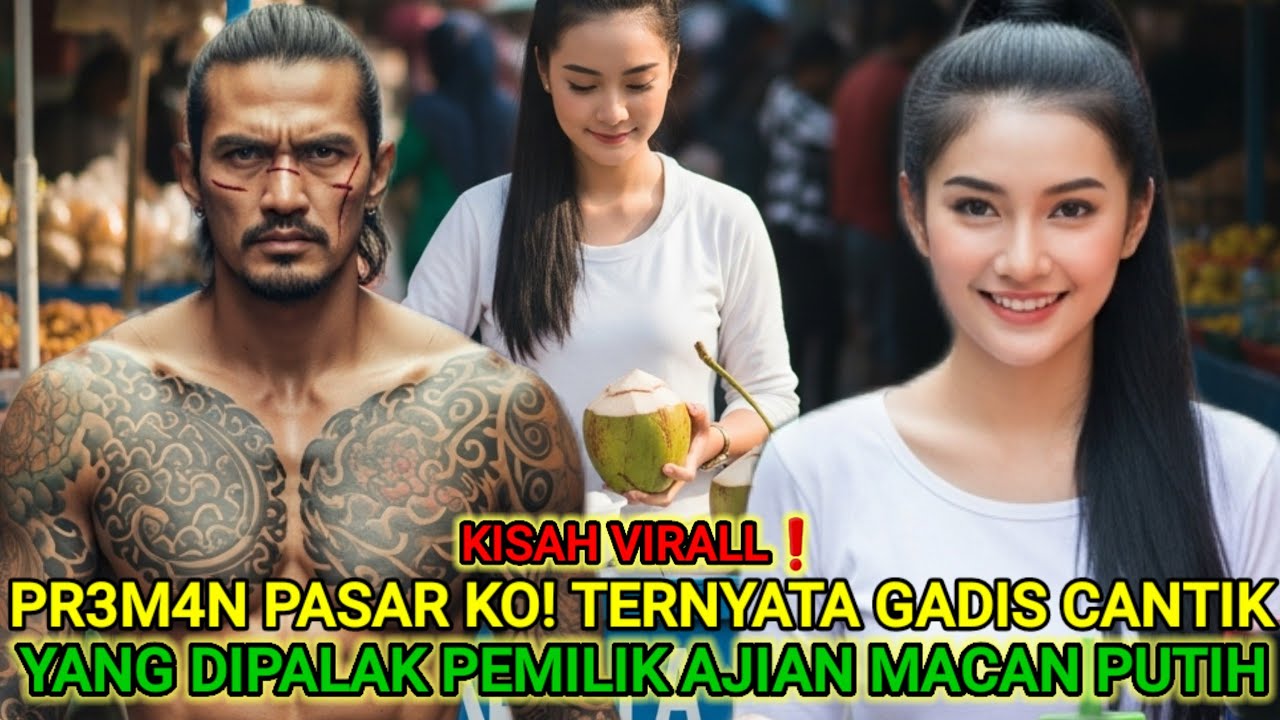 KISAH NYATA❗SURTINI GADIS CANTIK PEMILIK AJIAN MACAN PUTIH VS KETUA PR3M4N PENGU4S4 PASAR