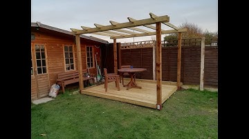 Decking & Pergola build, time lapse