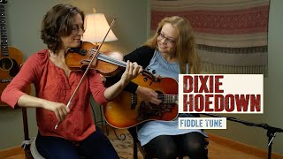 Video thumbnail of "Katie Glassman and Celeste Johnson Play Dixie Hoedown | Fiddle Tune"