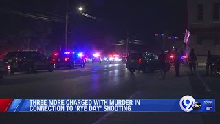 Three more charged with murder in connection to 'Rye Day' shooting