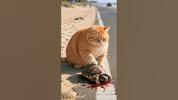 The Cat Who Saved a Turtle | YouTube Automation ai video #shorts