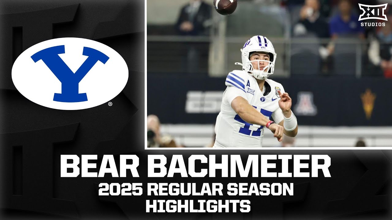 Bear Bachmeier Regular Season Highlights | 2025 Big 12 Football