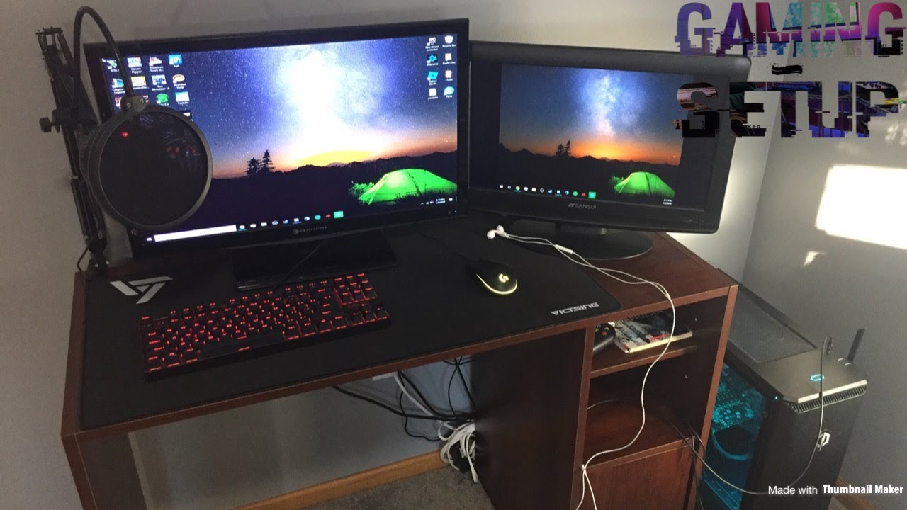 My Official 2019 Gaming Setup / Room Tour!!