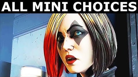 All Mini Choices - BATMAN Season 2 The Enemy Within Episode 4: What Ails You (Telltale Series)