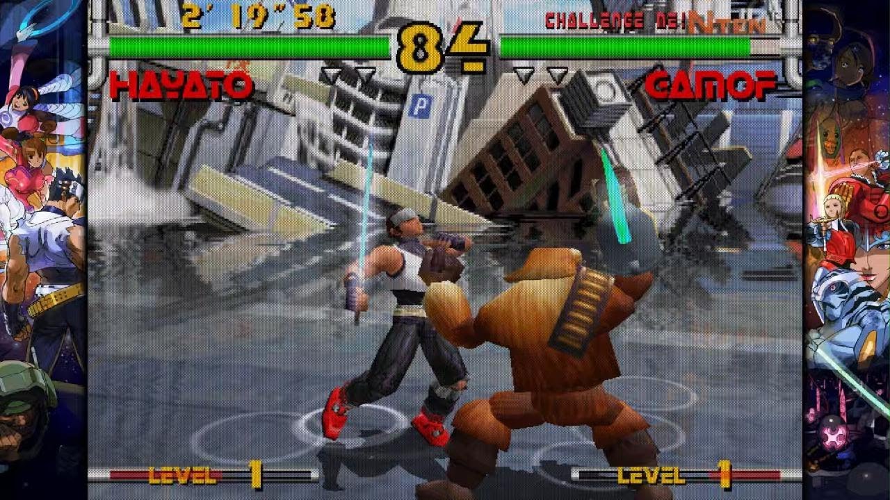 CAPCOM FIGHTING COLLECTION 2: Plasma Sword Nightmare Of Bilstein Hayato Arcade Mode