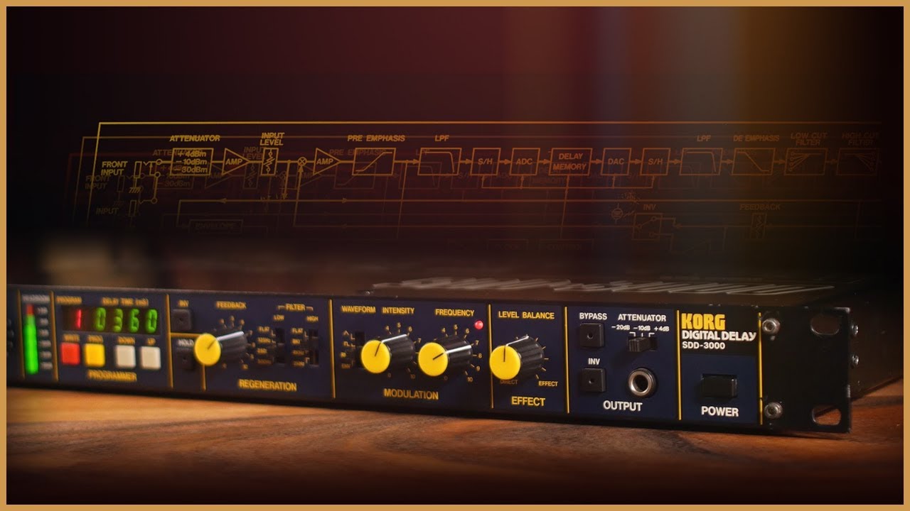 Korg SDD 3000 Digital Delay | UAD Plugin Universal Audio