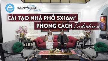 Cải Tạo Nhà Phố 5x16m Thần Kỳ: Biến Hóa Không Gian Indochine Sang Trọng