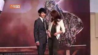 Spot TV Coverage of Presscon of Can't Lose  Starring Yoon Sang Hyun & Choi Ji Woo 20110817 # 2