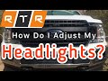 How To Adjust Your Headlights! (2015-2020 Ford F-150) #fordf150