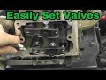 How To Set or Adjust The Valves On A Riding Mower - with Taryl Jr.