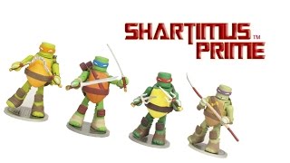 TMNT Minimates Series 2 Diamond Teenage Mutant Ninja Turtles Cartoon Action Figure Blind Bag Review