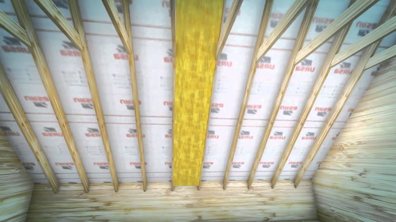 Утепление скатной крыши - YouTube