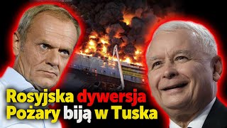 Rosyjska dywersja. Pożary biją w Tuska. Oskarżony Kaczyński. Major Robert Cheda o kulisach podpaleń