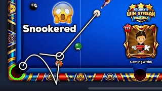 8 Ball Pool - Unbelievable Snooker Escape In Holidays Winstreak For Its 5Th Ring - Gamingwithk
