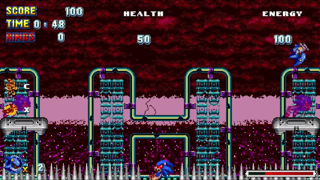 Sonic EXE The Doomsday No Damage (Metal Sonic Vs Chaosfang 2)