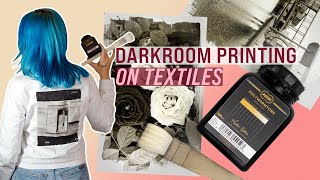 Darkroom Printing On Fabric with the ADOX Polywarmtone Emulsion