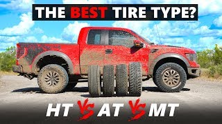 H/T vs A/T vs M/T tested - The best type of tire for your SUV / Pickup truck?