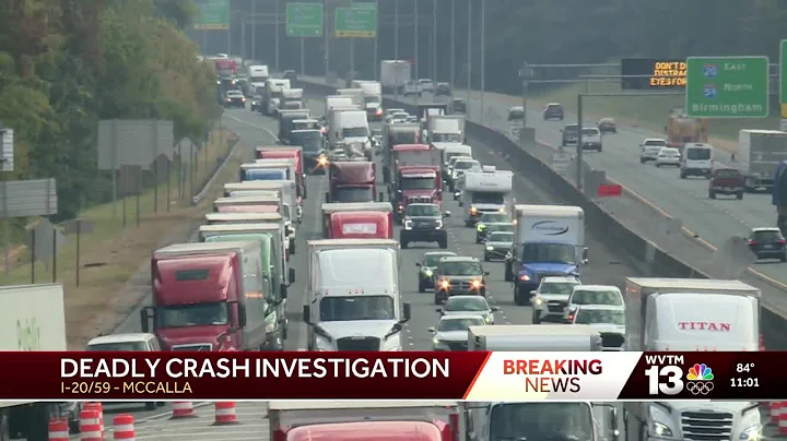 Fatal crash on I-59/20 in the McCalla area